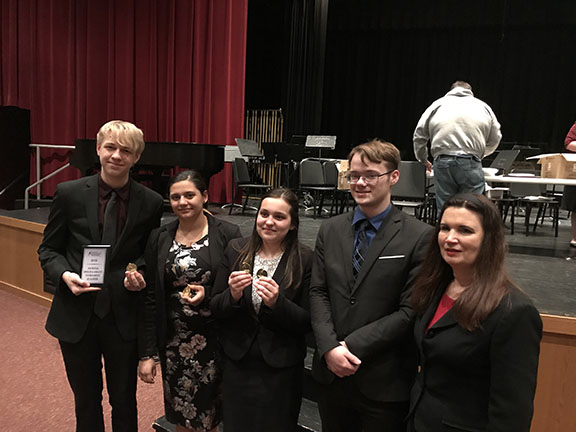 GBHS Speech Team Qualifies One to National Tournament as Coach Watson is Inducted to Coach’s Hall of Fame and Kim Heath Receives Recognition as Volunteer of the Year
