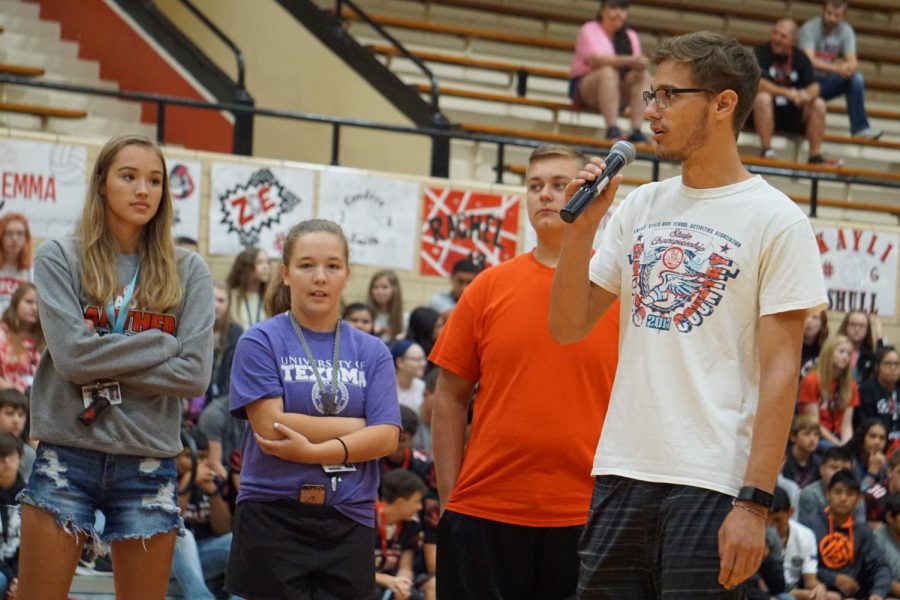 A New Tradition Added to the Pep Assembly