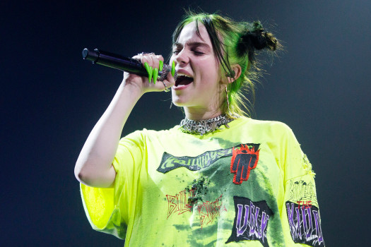 Billie Eilish performs on the first of two nights at The Shrine Auditorium and Expo Hall in Los Angeles on Tuesday, July 9, 2019. (Photo by Drew A. Kelley, Contributing Photographer)