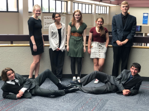 Back Row -- Dinah Newman, Milena Carbajal, Xanna Smith, Katria Kindscher, Isaiah Smith
Front Row -- Thomas Henrickson, Malachi Wasson