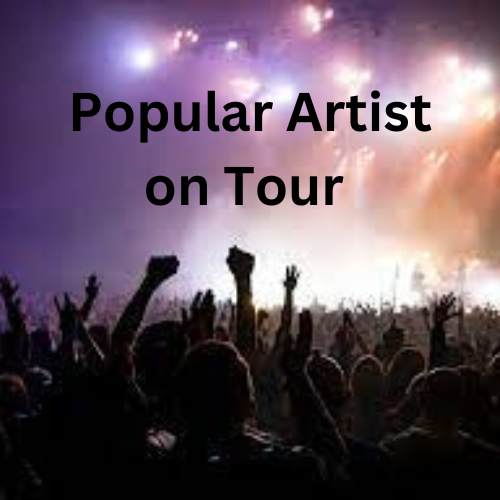Popular artist on Tour