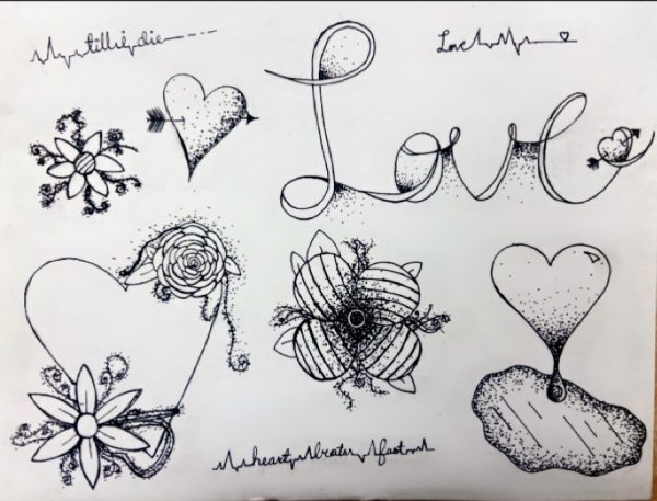 Tattoo Flash Page By: Alyvia Grabast